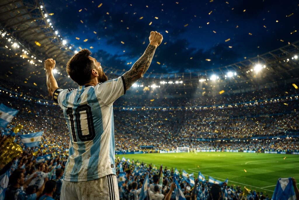 Current image: Messi World Cup goal record