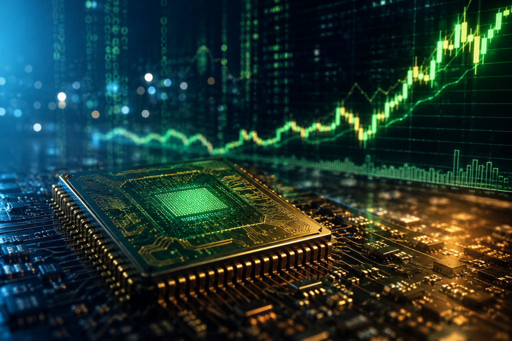 Current image: Nvidia AI chip stock rebound