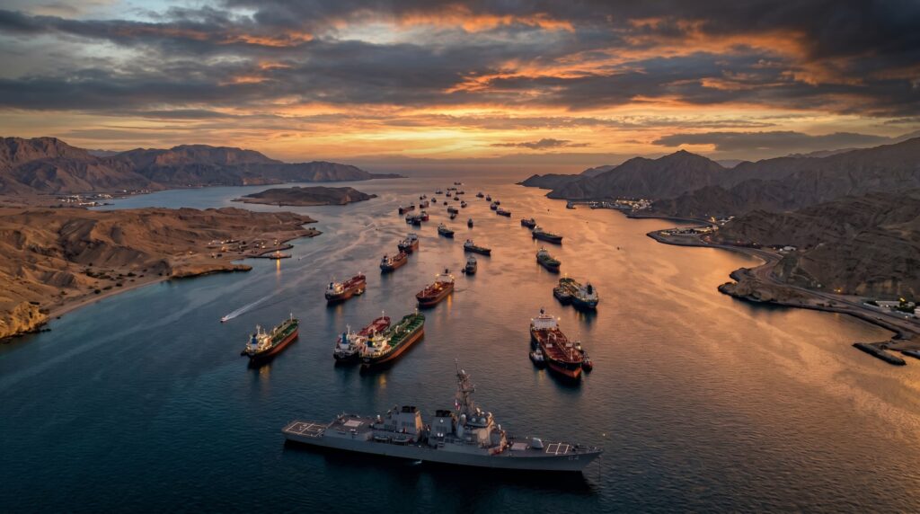 Current image: Strait of Hormuz closure